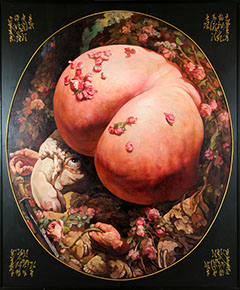 Yongbo Zhao,"Dornröschen", 2005  Öl auf Leinwand, 180 cm x 150 cm
